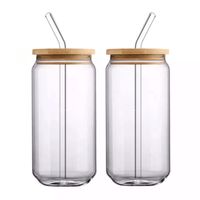 Casual Solid Color Glass Tumblers Water Bottles main image 5