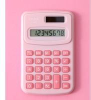 Mini Calculadora De Color De Oficina Papelería De Niños De Escuela Primaria sku image 3