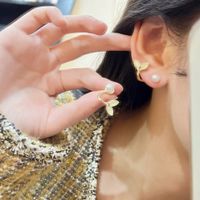 1 Pair Lady Geometric Alloy Plating Zircon Women's Drop Earrings Ear Studs sku image 8