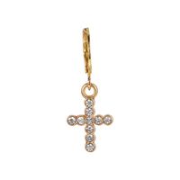 Simple Style Cross Alloy Inlay Rhinestones Women's Rings Earrings Necklace main image 2