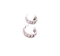 1 Pair Simple Style Solid Color Inlay Alloy Zircon Ear Studs main image 2