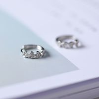 1 Pair Modern Style Heart Shape Plating Inlay Alloy Artificial Gemstones Earrings sku image 1