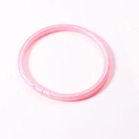 Simple Style Round Solid Color Silica Gel Women's Buddhist Bangle sku image 5