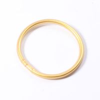 Simple Style Round Solid Color Silica Gel Women's Buddhist Bangle sku image 10