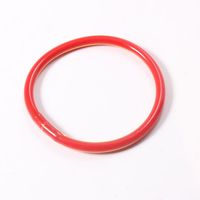 Simple Style Round Solid Color Silica Gel Women's Buddhist Bangle sku image 8