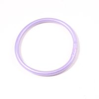Simple Style Round Solid Color Silica Gel Women's Buddhist Bangle sku image 12