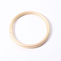 Simple Style Round Solid Color Silica Gel Women's Buddhist Bangle sku image 15