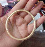 Simple Style Round Solid Color Silica Gel Women's Buddhist Bangle sku image 17
