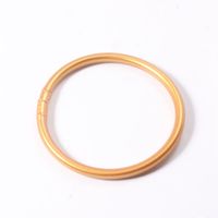 Simple Style Round Solid Color Silica Gel Women's Buddhist Bangle sku image 19