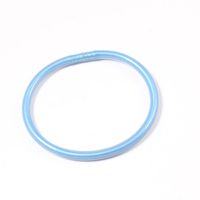 Simple Style Round Solid Color Silica Gel Women's Buddhist Bangle sku image 23