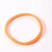 Simple Style Round Solid Color Silica Gel Women's Buddhist Bangle sku image 16