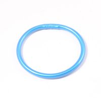Simple Style Round Solid Color Silica Gel Women's Buddhist Bangle sku image 27