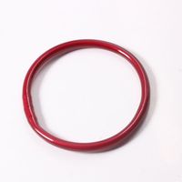 Simple Style Round Solid Color Silica Gel Women's Buddhist Bangle sku image 21