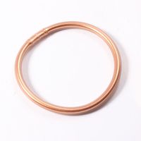 Simple Style Round Solid Color Silica Gel Women's Buddhist Bangle sku image 25