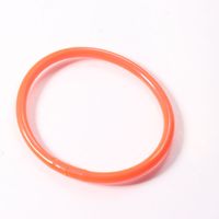 Simple Style Round Solid Color Silica Gel Women's Buddhist Bangle sku image 29