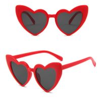 Sweet Heart Shape Ac Special-shaped Mirror Clips Women's Sunglasses main image 5