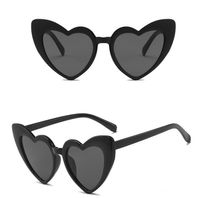 Sweet Heart Shape Ac Special-shaped Mirror Clips Women's Sunglasses main image 2