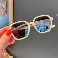 Cute Sweet Solid Color Ac Square Clips Kids Sunglasses main image 3