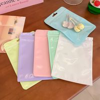 Casual Solid Color Plastic Jewelry Packaging Bags main image 1