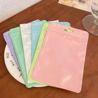 Casual Solid Color Plastic Jewelry Packaging Bags main image 3