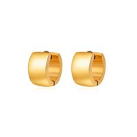 1 Pair Streetwear Geometric Plating 304 Stainless Steel 18K Gold Plated Earrings main image 5