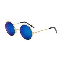 Retro Cool Style Colorful Pc Round Frame Clips Men's Sunglasses sku image 7