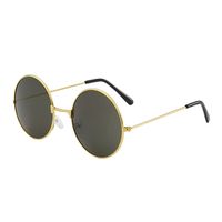 Retro Cool Style Colorful Pc Round Frame Clips Men's Sunglasses sku image 2