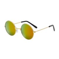 Retro Cool Style Colorful Pc Round Frame Clips Men's Sunglasses sku image 5