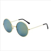 Retro Cool Style Colorful Pc Round Frame Clips Men's Sunglasses sku image 8