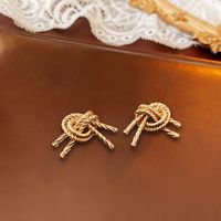 1 Pair Lady Flower Plating Inlay Artificial Pearl Copper Zircon Drop Earrings Ear Studs sku image 2
