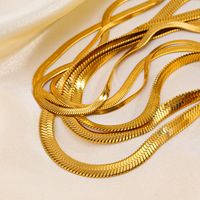 304 Stainless Steel 18K Gold Plated Basic Plating Geometric Necklace main image 1