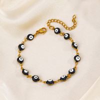 Ethnic Style Cool Style Devil'S Eye 304 Stainless Steel 18K Gold Plated Resin Bracelets In Bulk main image 4