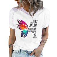 Women's T-shirt Short Sleeve T-shirts Printing Casual Streetwear Butterfly main image 5