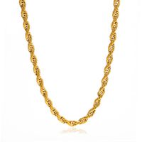 Edelstahl 304 18 Karat Vergoldet IG-Stil Basic Moderner Stil Überzug Einfarbig Armbänder Halskette main image 2