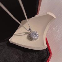 Einfacher Stil Einfarbig Titan Stahl Inlay Zirkon Ringe Ohrringe Halskette sku image 3