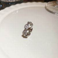 Japanischer Stil Blume Kupfer Überzug Inlay Künstlicher Kristall Süßwasserperle Offener Ring sku image 28