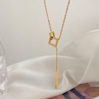 Elegant Herzform Bogenknoten Legierung Titan Stahl Überzug Inlay Zirkon Halskette Mit Anhänger sku image 26