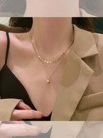 Elegant Herzform Bogenknoten Legierung Titan Stahl Überzug Inlay Zirkon Halskette Mit Anhänger sku image 16