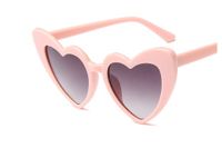 Sweet Heart Shape Ac Special-shaped Mirror Clips Women's Sunglasses sku image 13