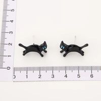 1 Paire Mignon Chat Alliage Boucles D'oreilles main image 3