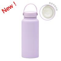 Fashion Solid Color Stainless Steel Thermos Cup 1 Piece sku image 13