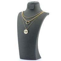 Ig Style Love Circle Copper 18k Gold Plated Necklace In Bulk main image 7