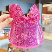 Kid's Cartoon Style Bow Knot Sequins Sun Hat main image 4