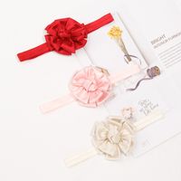 Sweet Simple Style Flower Cloth Hair Band main image 2