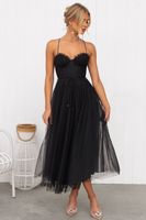 Women's Strap Dress Elegant Collarless Sleeveless Solid Color Maxi Long Dress Banquet main image 4
