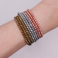 Commuer Rond Verre Corde Perlé Femmes Bracelets main image 2