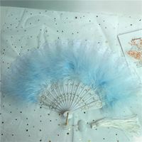 Lolita Estilo Gótico, Nuevo Abanico Clásico De Pluma Plegable, Accesorios De Estilo Retro Estilo Japonés, Abanico Cheongsam De Encaje sku image 5