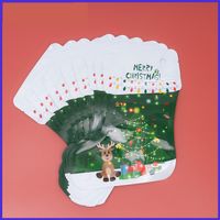 Christmas Cute Christmas Tree Santa Claus Christmas Socks Aluminum Laminated Films Composite Cpp Festival Gift Bags main image 5