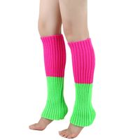 Frau Einfacher Stil Einfarbig Mischen Acryl Jacquard Socken Über Die Knie Socken sku image 26