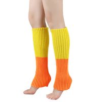 Frau Einfacher Stil Einfarbig Mischen Acryl Jacquard Socken Über Die Knie Socken sku image 27